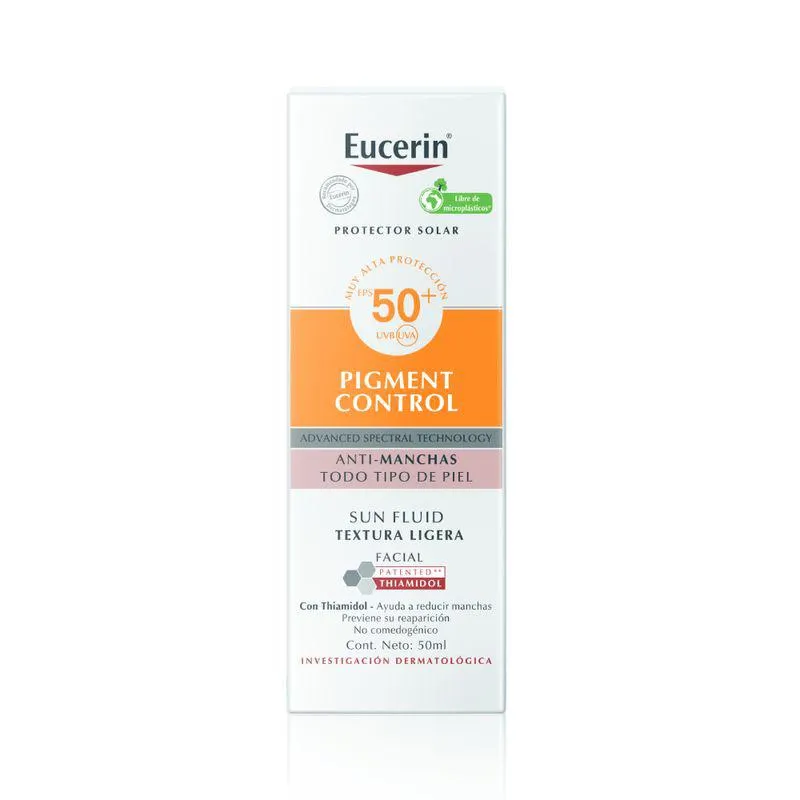 Protector Solar Facial Sun Control Piel Pigmentada Fps 50+ - Eucerin