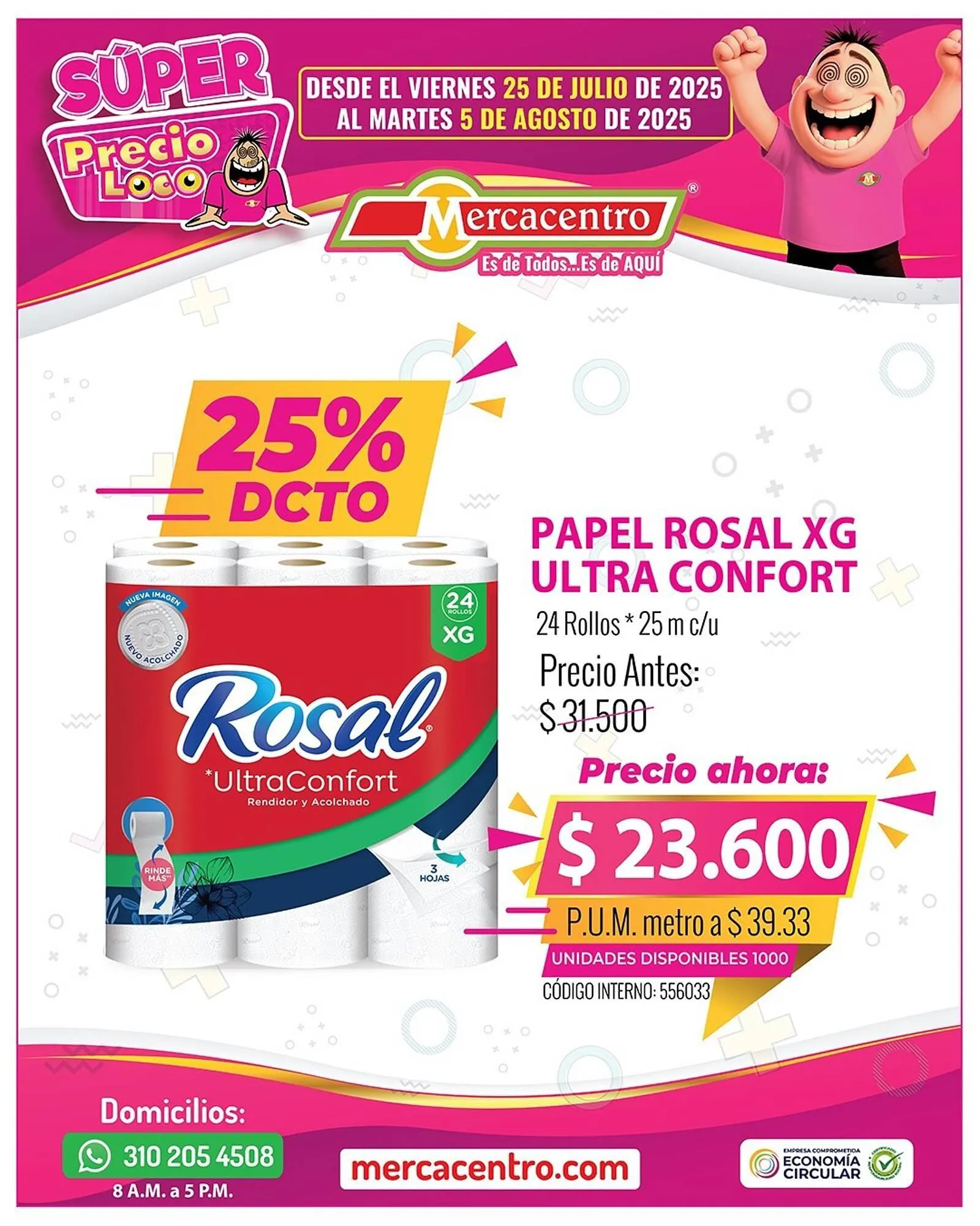 Catalogo de Catálogo MercaCentro 28 de julio al 5 de agosto 2025 - Pag 1