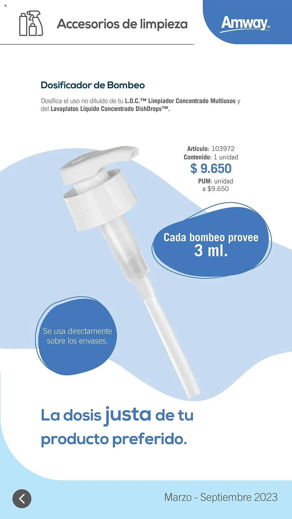 Catalogo de Catálogo Amway 31 de marzo al 1 de septiembre 2023 - Pag 15