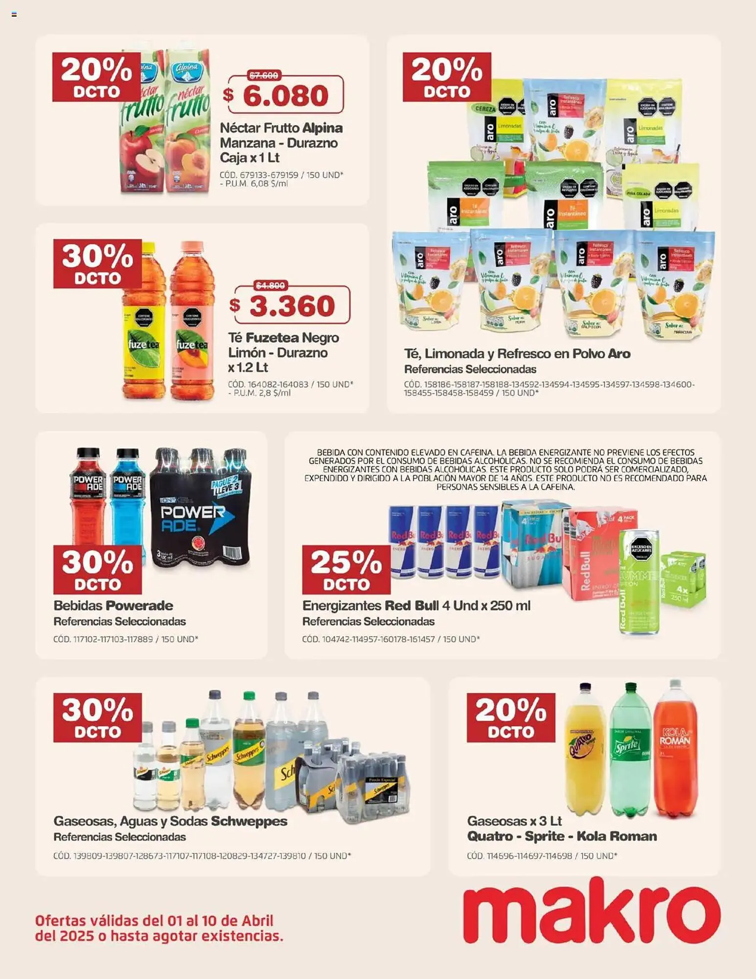 Catalogo de Catálogo Makro 1 de abril al 10 de abril 2025 - Pag 10