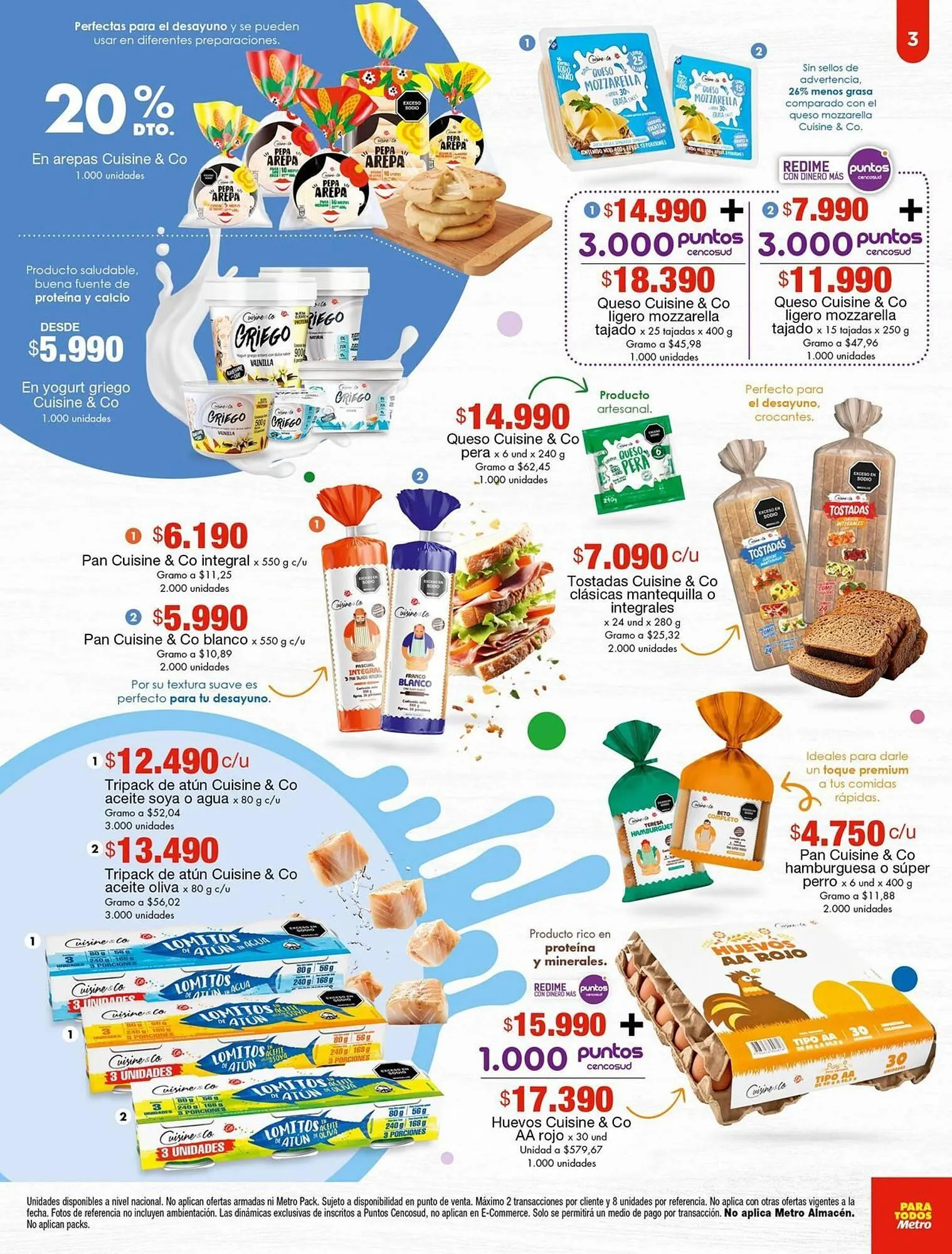 Catalogo de Catálogo Metro 28 de agosto al 17 de septiembre 2025 - Pag 3