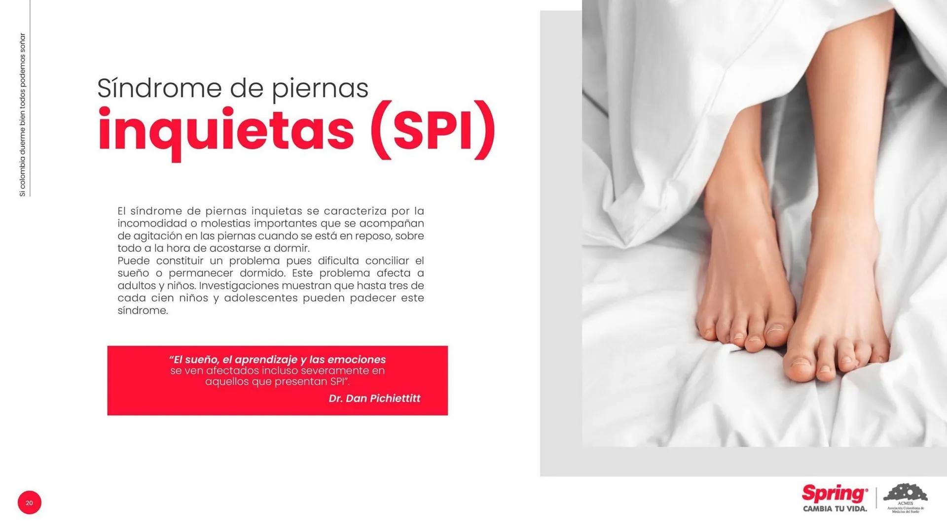 Catalogo de Catálogo Colchones Spring 3 de septiembre al 30 de septiembre 2025 - Pag 20