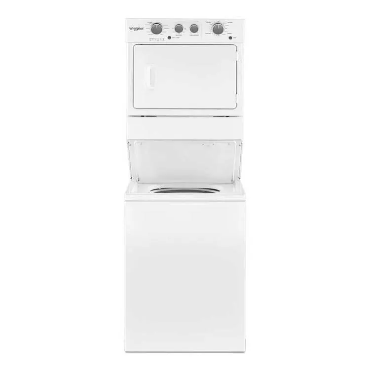 Torre de Lavado y Secado WHIRLPOOL a Gas 20KG 7MWGT4027HW Blanco
