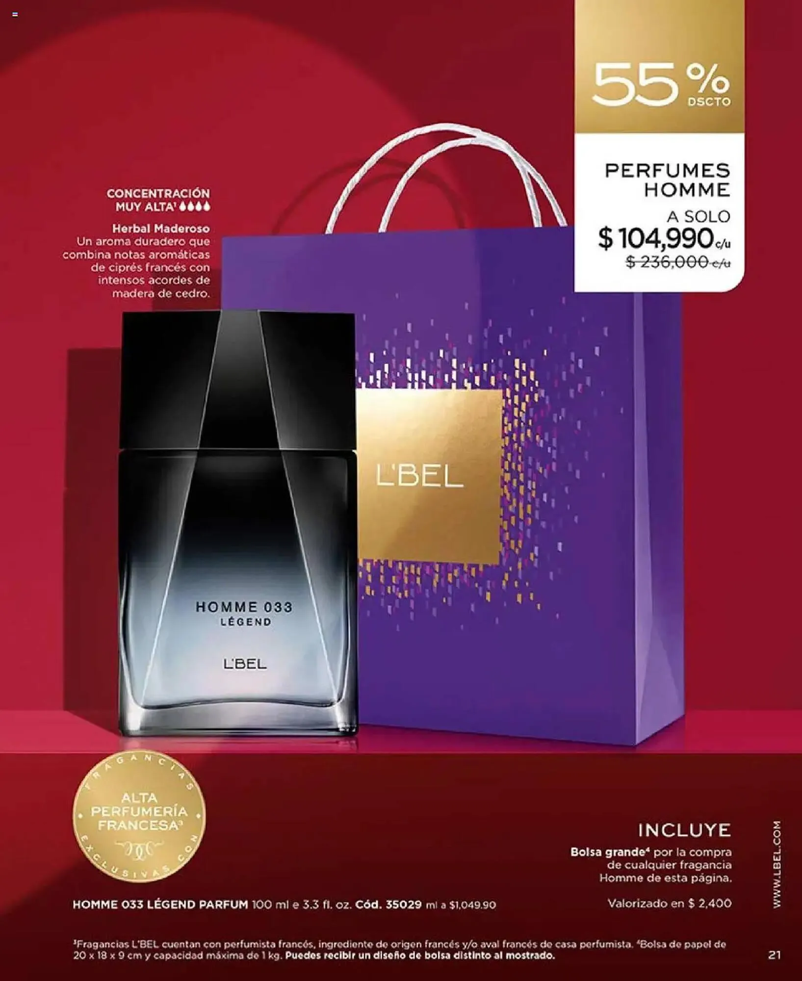 Catalogo de Catálogo L'bel 29 de julio al 16 de septiembre 2025 - Pag 21