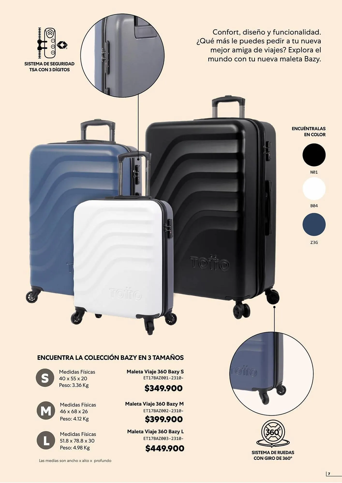 Catalogo de Catálogo Totto 7 de septiembre al 30 de septiembre 2023 - Pag 7