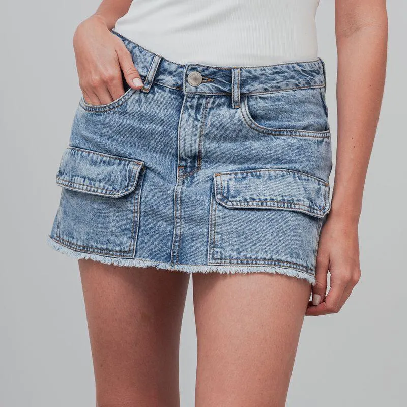 Minifalda Talle Medio Juze