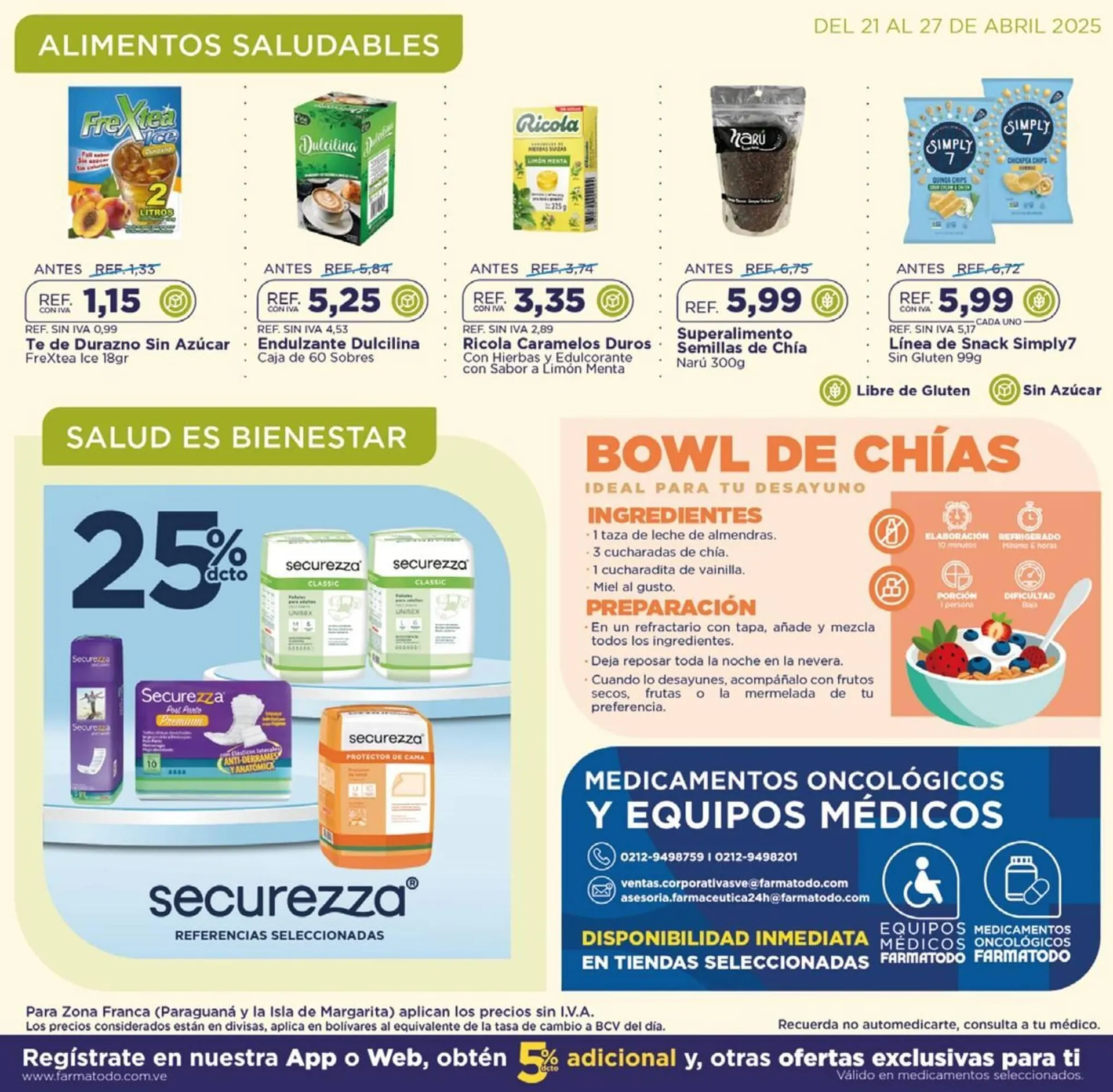 Catalogo de Catálogo FarmaTodo 22 de abril al 27 de abril 2025 - Pag 7