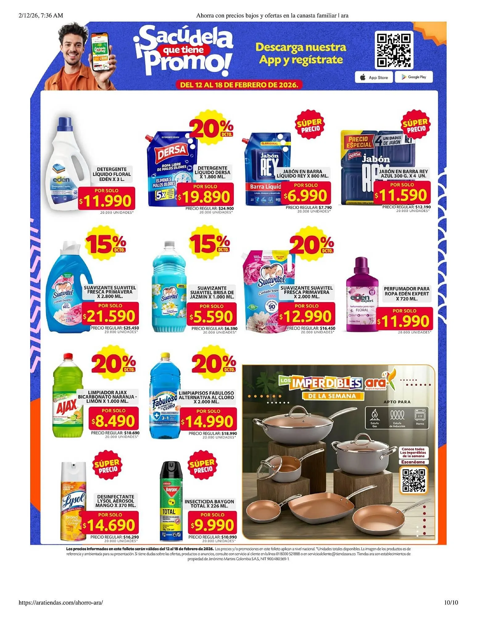 Catalogo de Catálogo Ara 12 de febrero al 18 de febrero 2026 - Pag 10