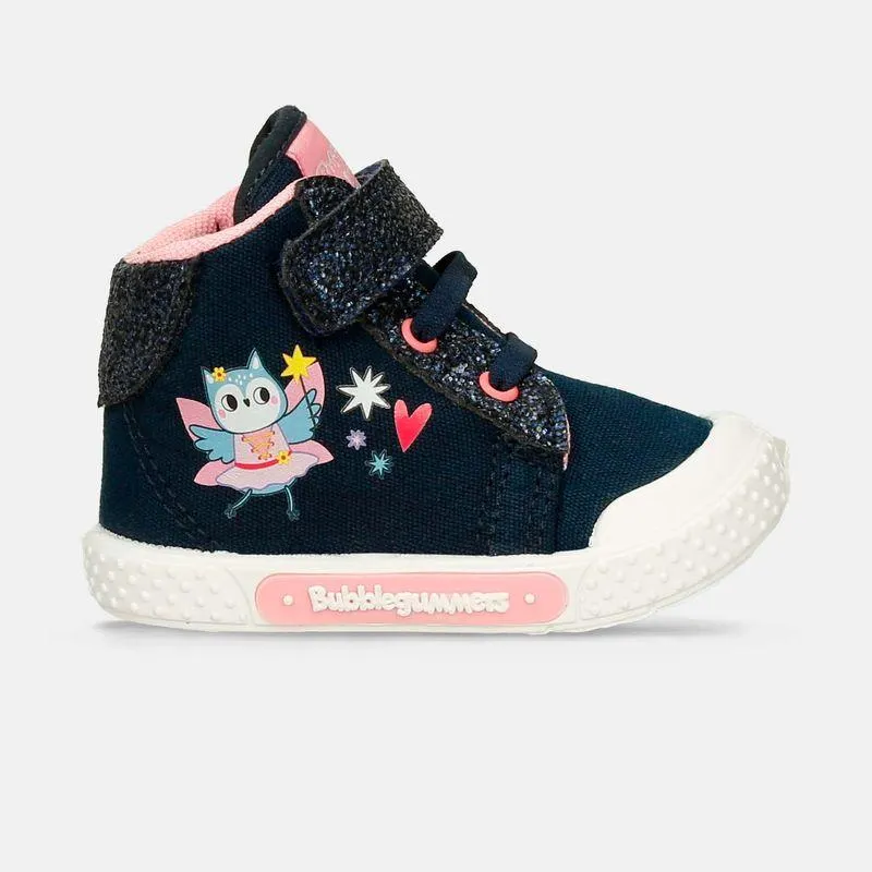 Tenis Casuales Azul Bubblegummers Ruby Niña