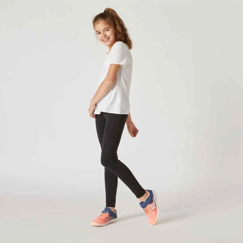 Leggings de fitness para Niña Domyos 100 negro