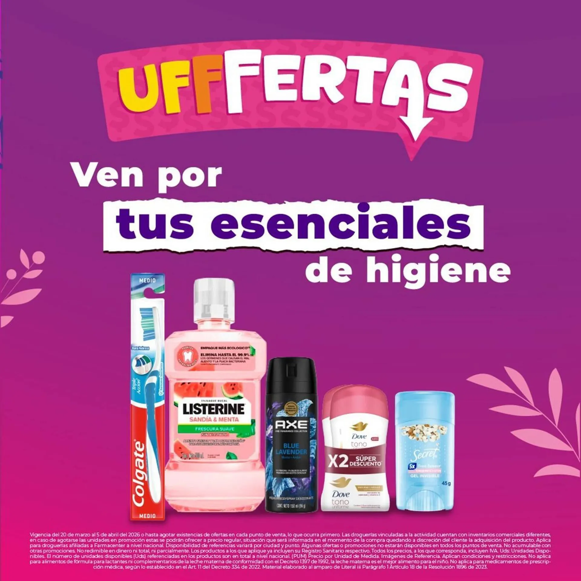 Catalogo de Catálogo Farmacenter 25 de marzo al 5 de abril 2026 - Pag 1