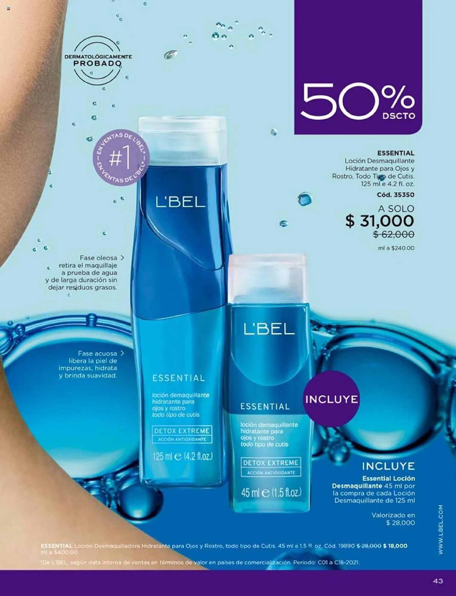 Catalogo de Catálogo L'bel 1 de agosto al 20 de agosto 2023 - Pag 43