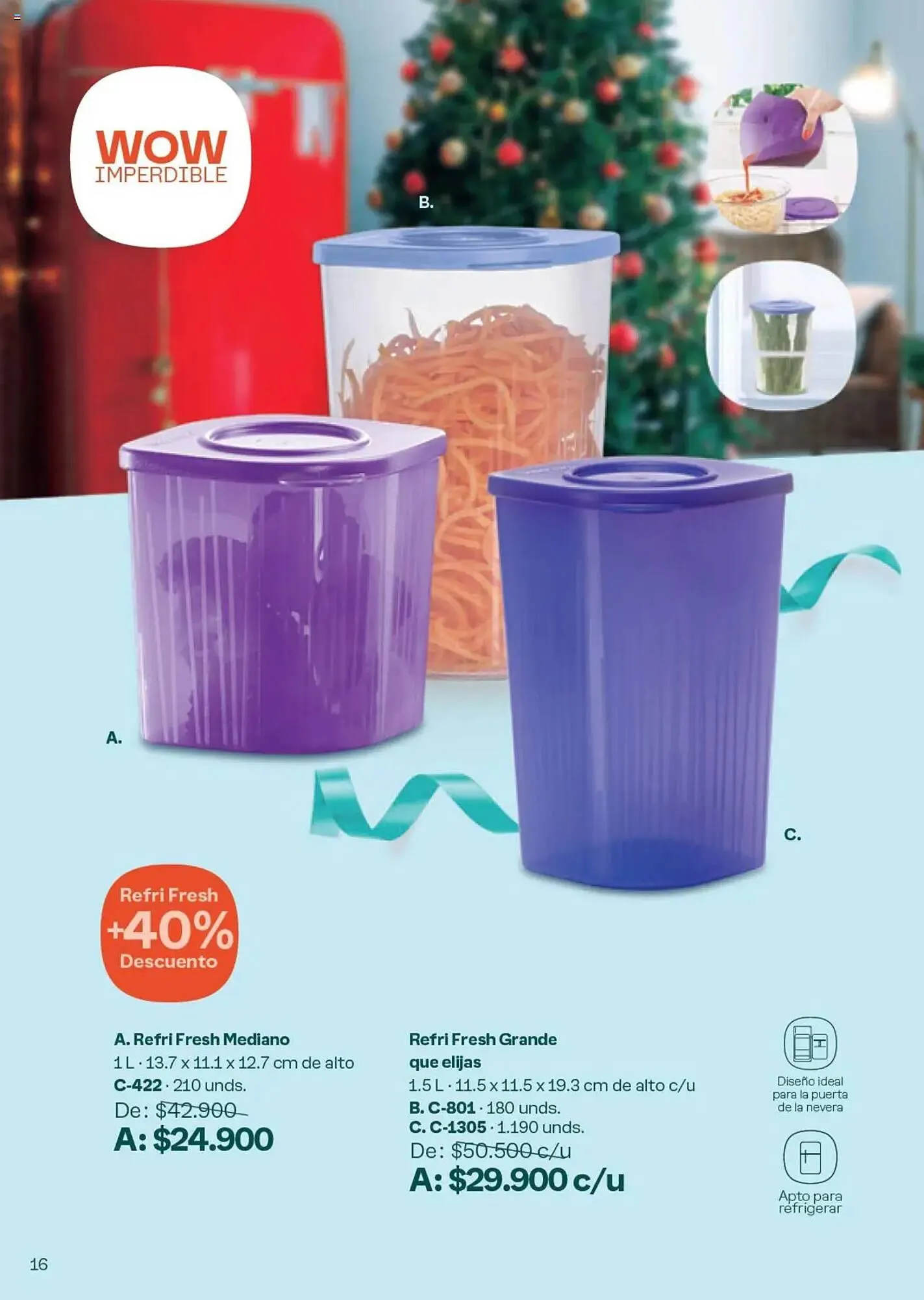 Catalogo de Catálogo Tupperware 29 de noviembre al 26 de diciembre 2024 - Pag 16