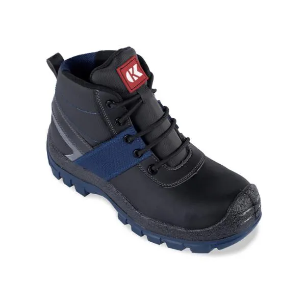 Bota Seguridad FUTURO Negra Azul PU Tridensidad