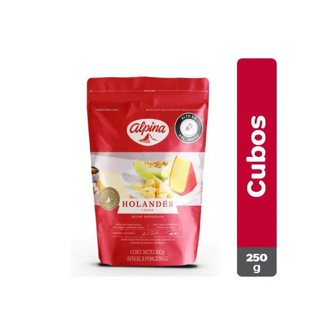 Queso Holandés Cubos 250 g