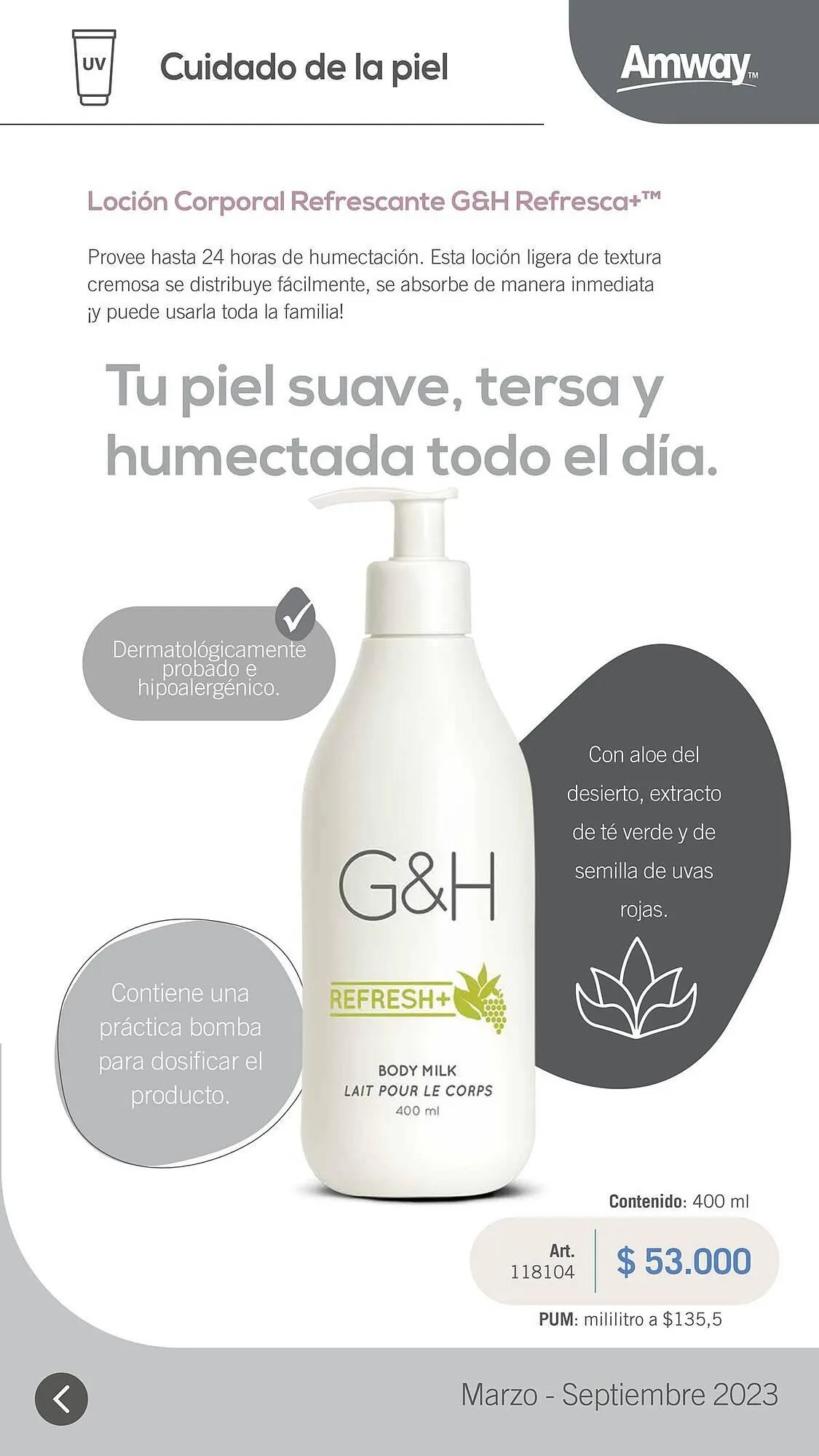 Catalogo de Catálogo Amway 14 de septiembre al 31 de diciembre 2024 - Pag 13