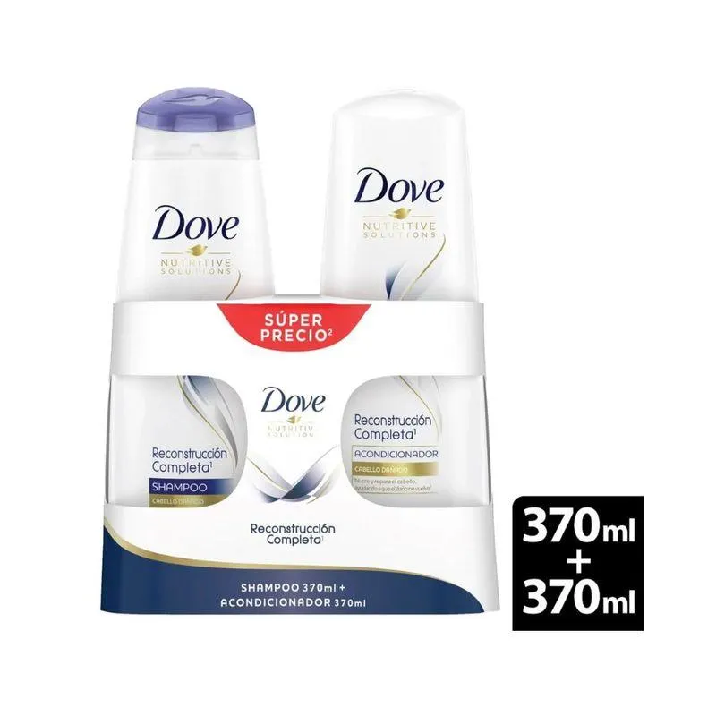 Dove Sham Recon Compl 370ml+ Aco 370 ml
