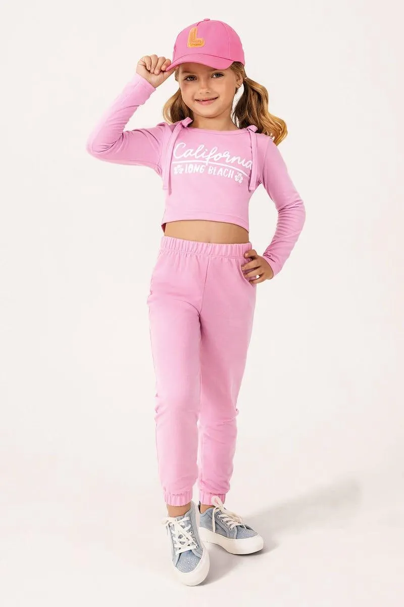 CONJUNTO X 2 CAMISETA-JOGGER Rosado