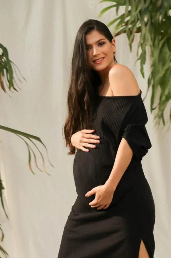 Vestido Irregular Negro