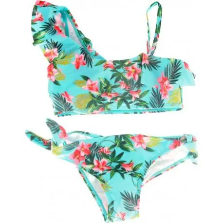 LOSAN VESTIDO DE BAÑO NIÑA REF 114-4000AL TURQUESA