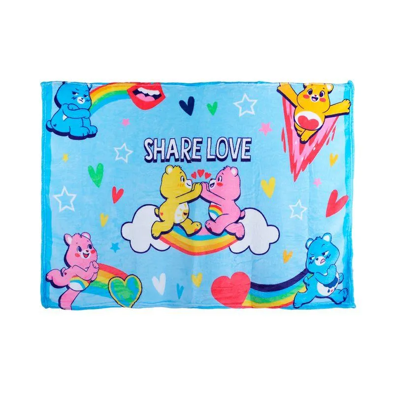 Manta Coleccion Care Bears Share Love Azul