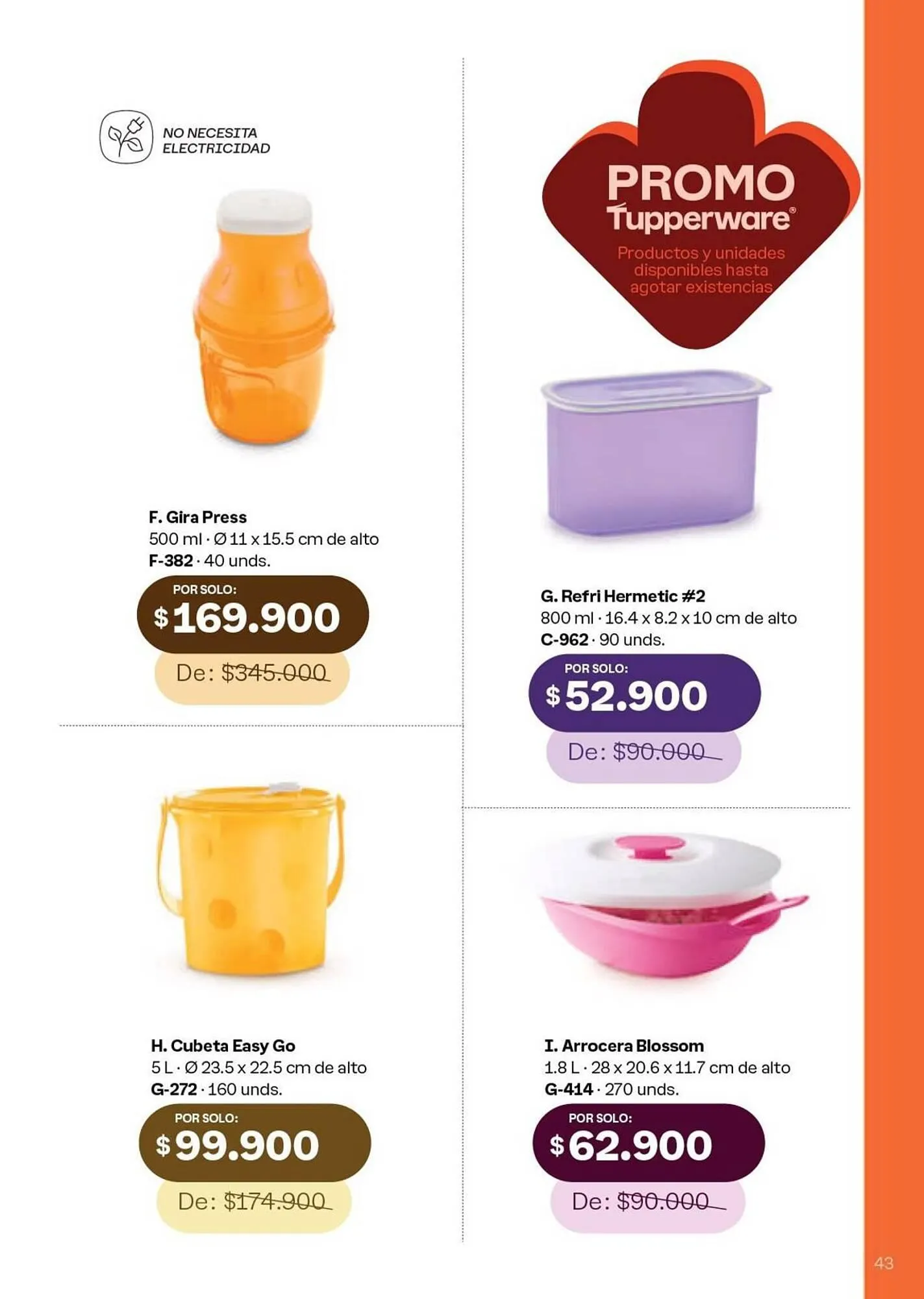 Catalogo de Catálogo Tupperware 19 de noviembre al 31 de diciembre 2024 - Pag 43