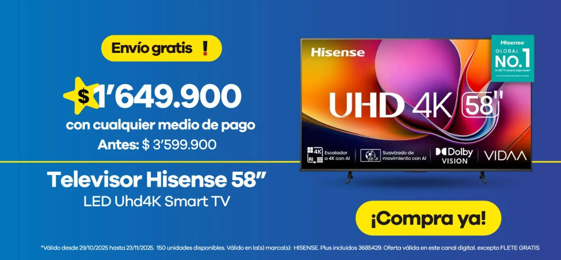 Catalogo de Catálogo Éxito 29 de octubre al 23 de noviembre 2025 - Pag 1