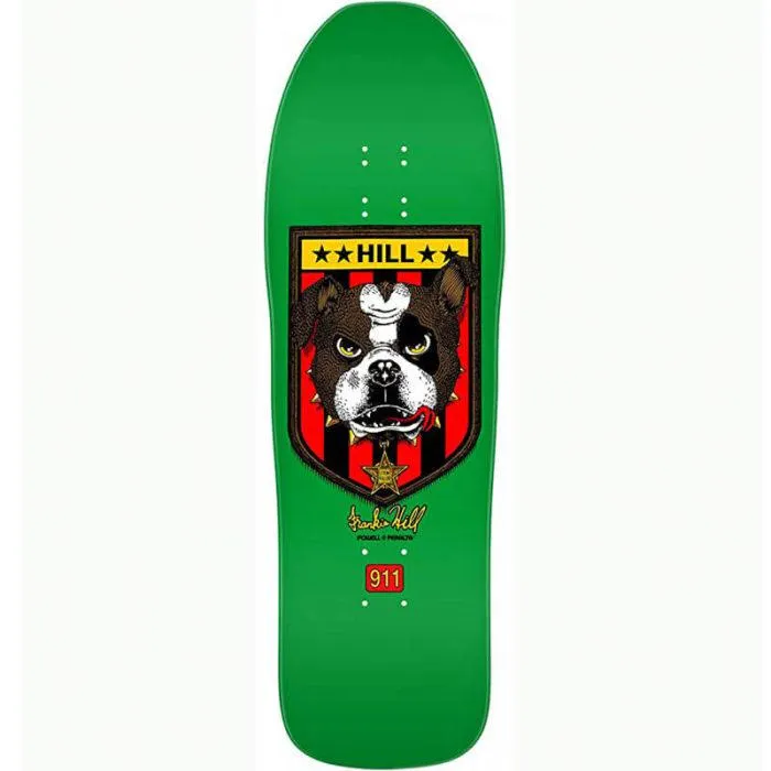 Tabla Coleccionable Powell Peralta Frankie Hill Bull Dog 06 Green 10.0