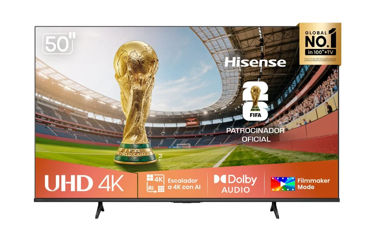 Televisor Hisense 50 pulgadas UHD Smart TV 50A5NV