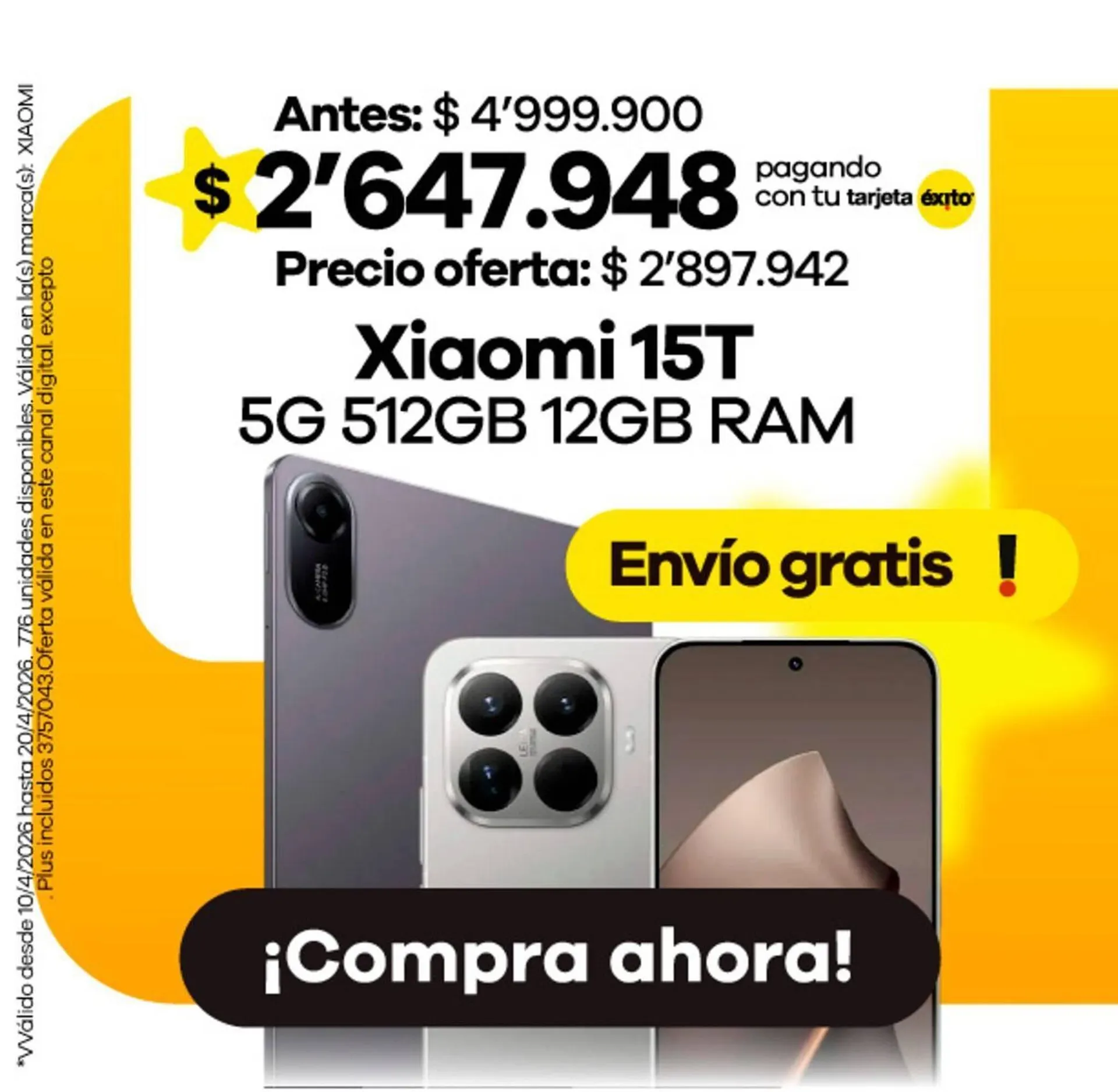 Catalogo de Catálogo Éxito 29 de abril al 30 de abril 2026 - Pag 13