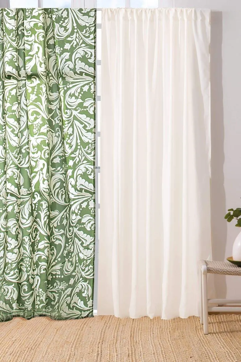 CORTINA X 2 LARGA Multicolor