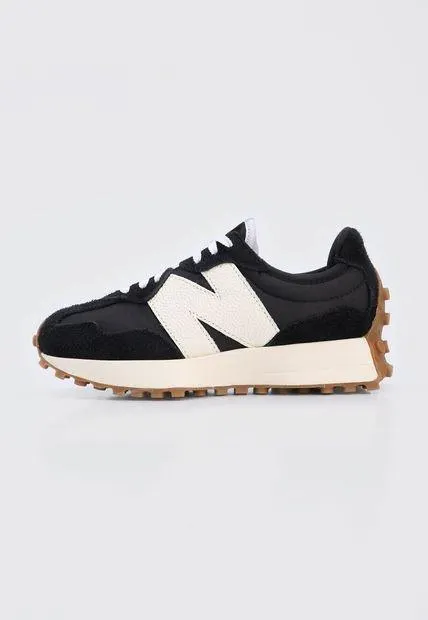 Tenis Lifestyle Negro-Marfil-Café New Balance 327