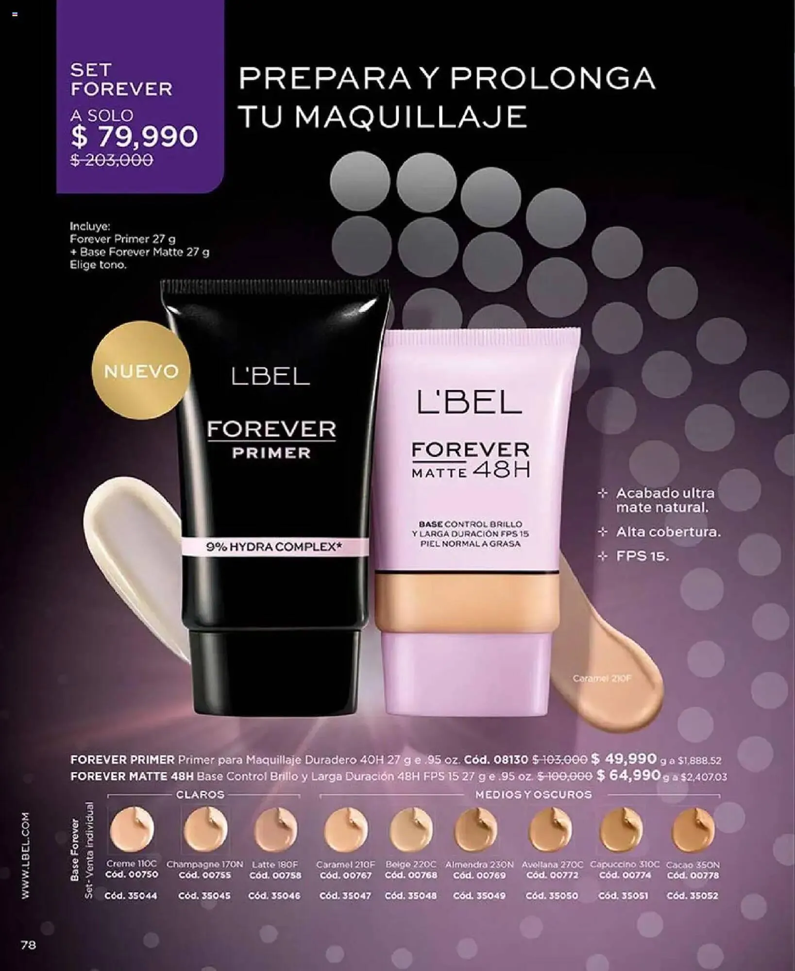 Catalogo de Catálogo L'bel 29 de julio al 16 de septiembre 2025 - Pag 78