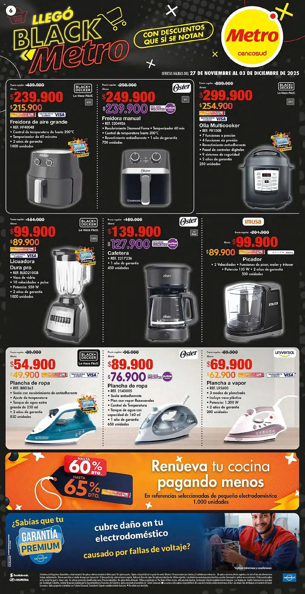 Catalogo de Catálogo Metro 27 de noviembre al 4 de enero 2026 - Pag 6