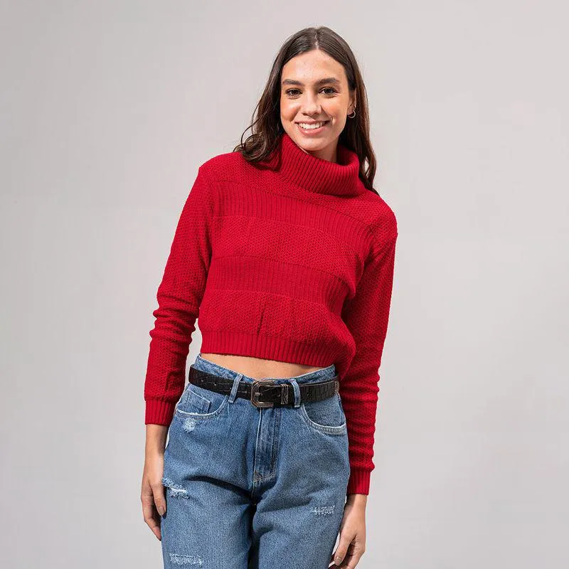 Sueter Tejido Manga Larga Resenti