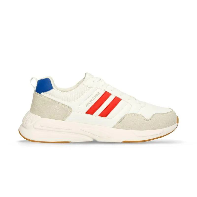 Tenis Casuales Blanco North Star Levi Silce Hombre