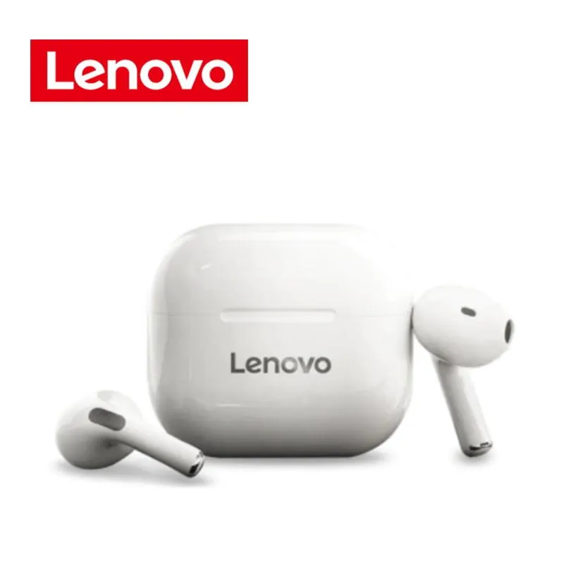 Audífonos Inalámbricos Bluetooth Lenovo Livepods Lp40 BLANCO