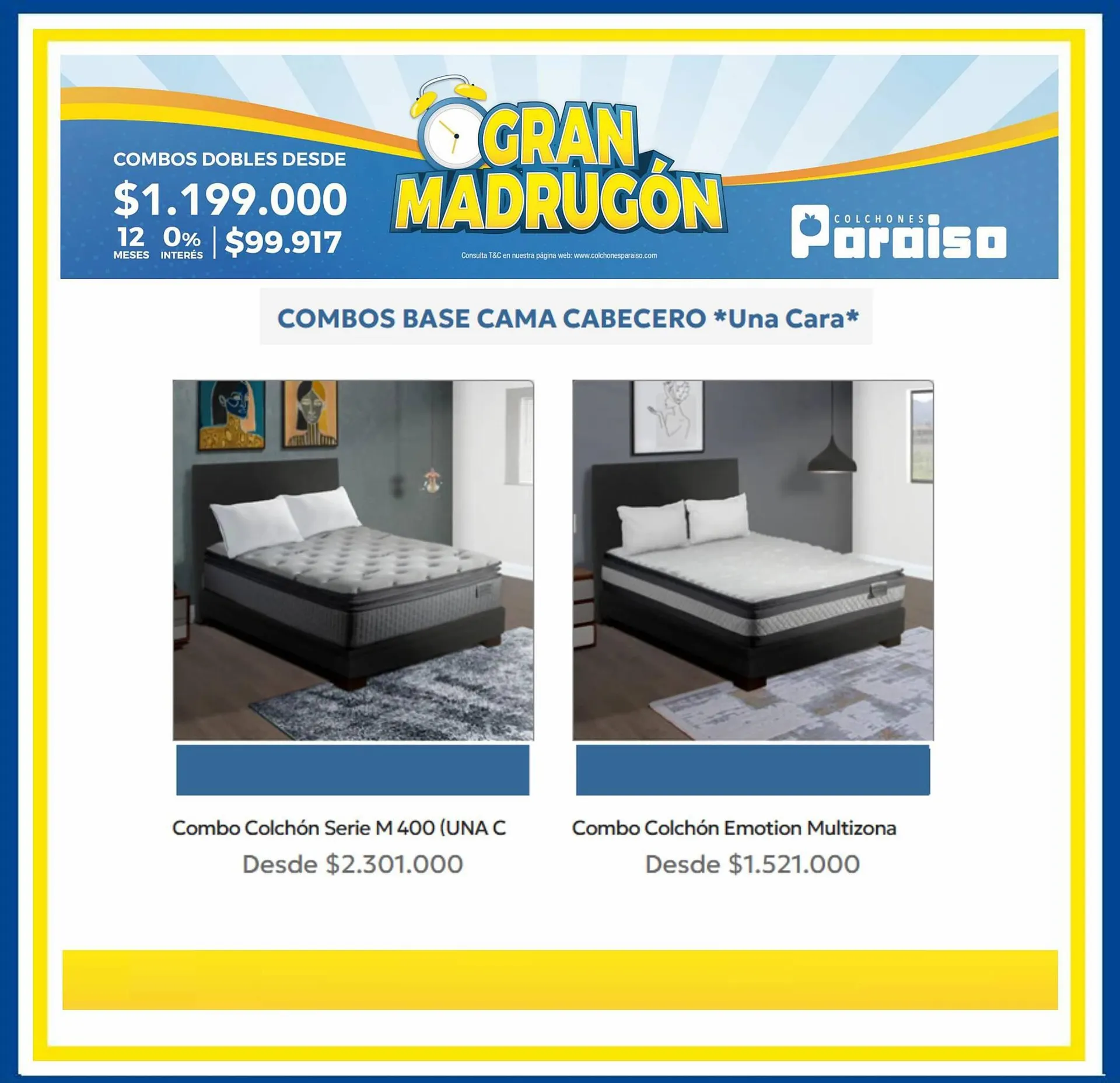 Catalogo de Catálogo Colchones Paraiso 19 de septiembre al 30 de septiembre 2023 - Pag 5