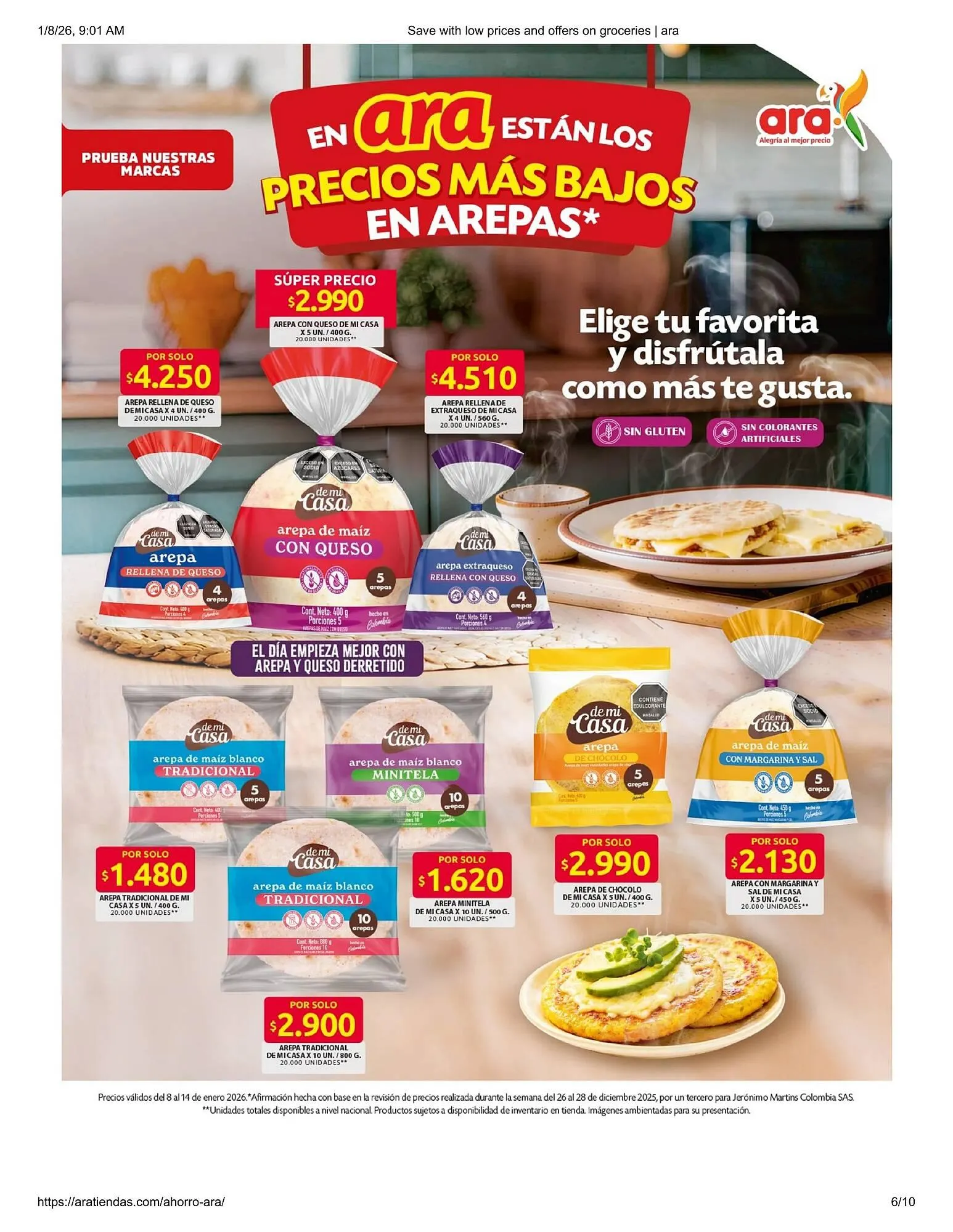 Catalogo de Catálogo Ara 8 de enero al 14 de enero 2026 - Pag 6