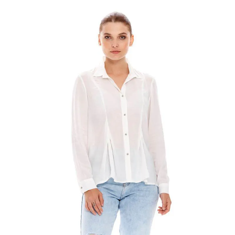 Camisa Manga Larga Para Mujer Girbaud