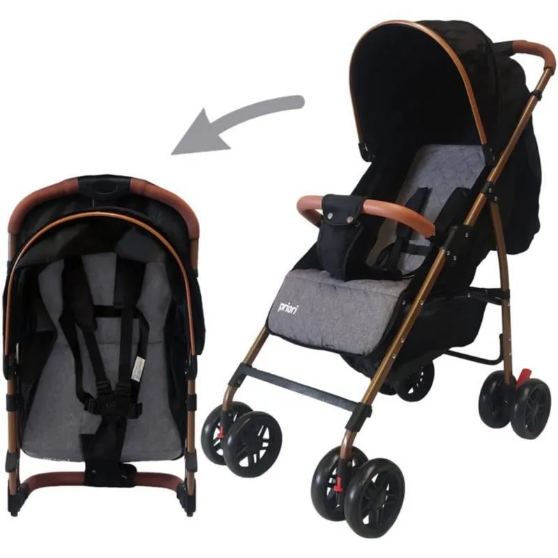 Coche bebe paseador priori Park-Negro