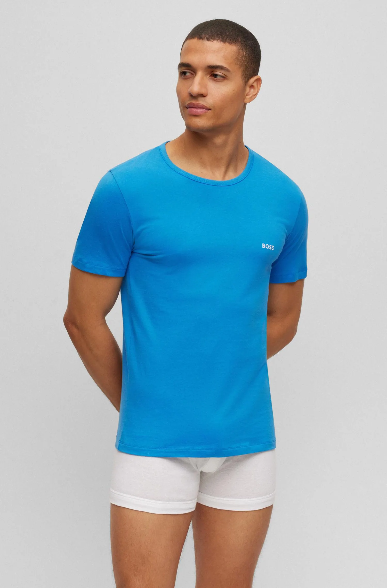Paquete De 3 Camisetas Interiores En Punto De Algodón Hombre