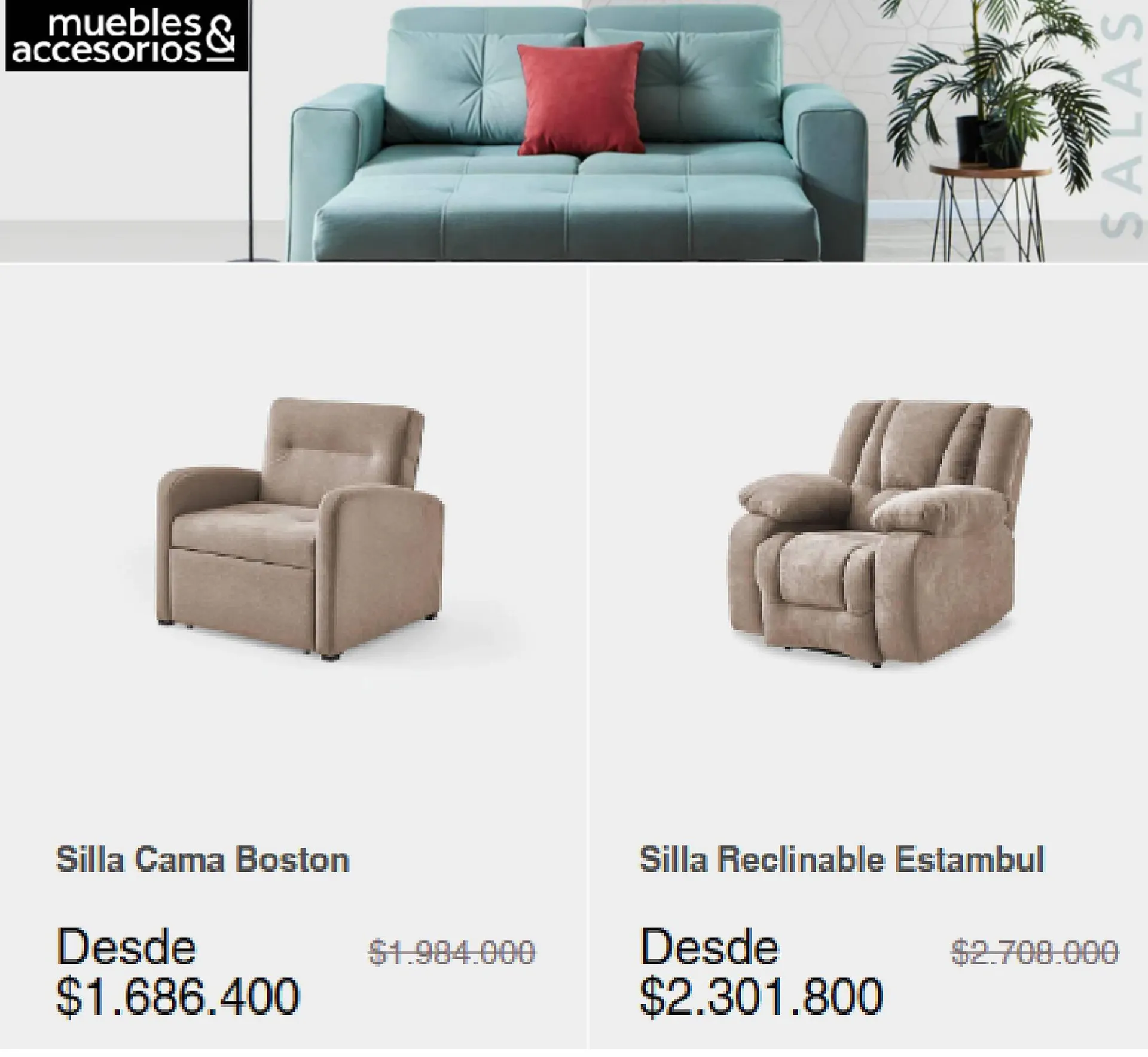 Catalogo de Catálogo Muebles & Accesorios 6 de septiembre al 30 de septiembre 2023 - Pag 5