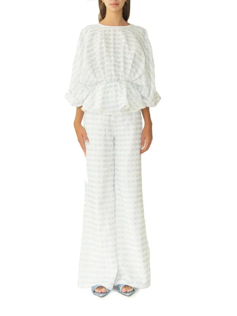 SARABI PANT BLUE WHITE