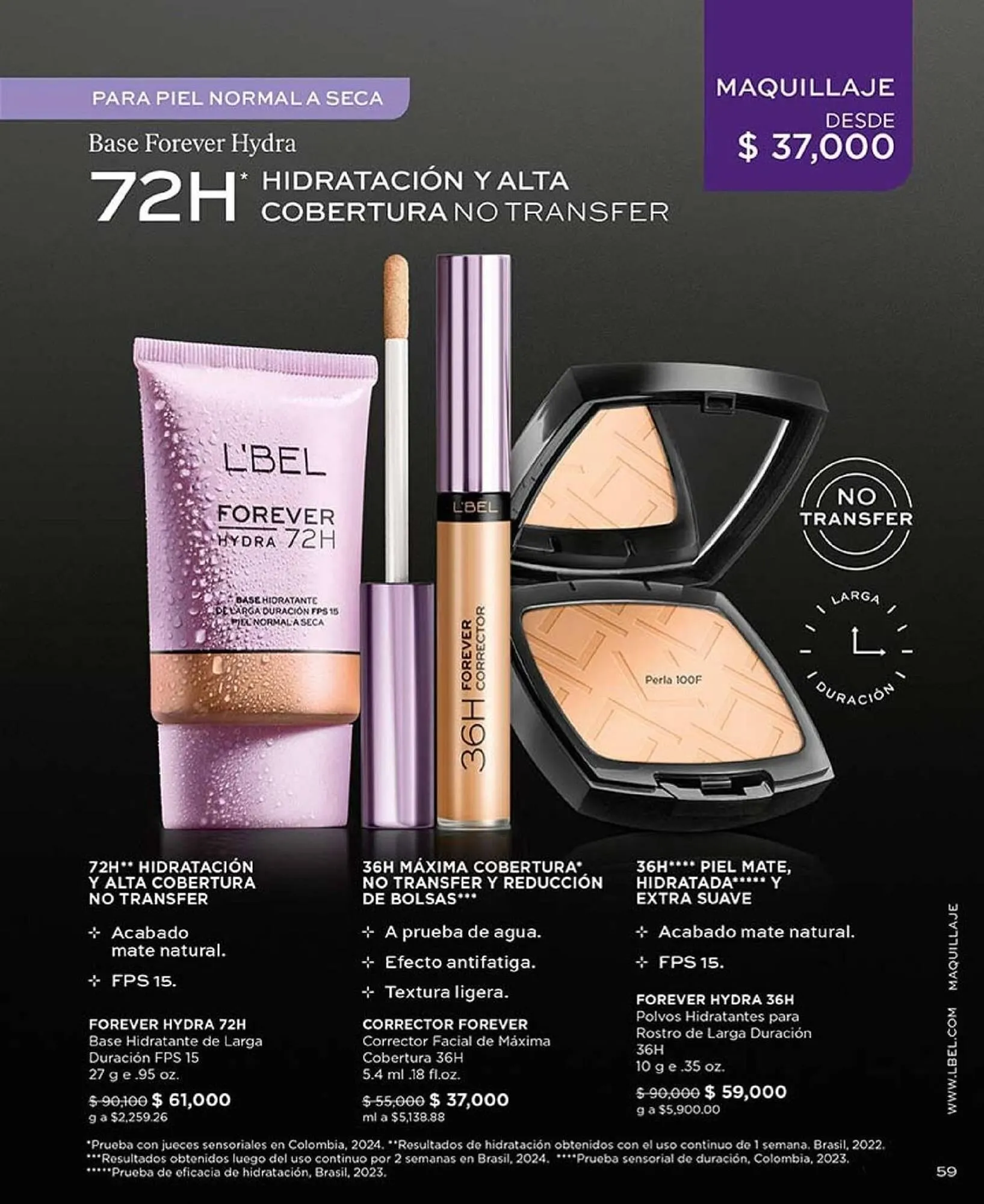 Catalogo de Catálogo L'bel 25 de marzo al 30 de abril 2025 - Pag 59