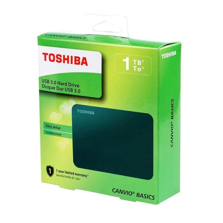 Disco Duro TOSHIBA 1TB Basic USB 3.0