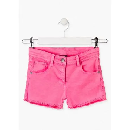 SHORT ROSA NIÑA JUNIOR LOSAN REF 014-9016AL
