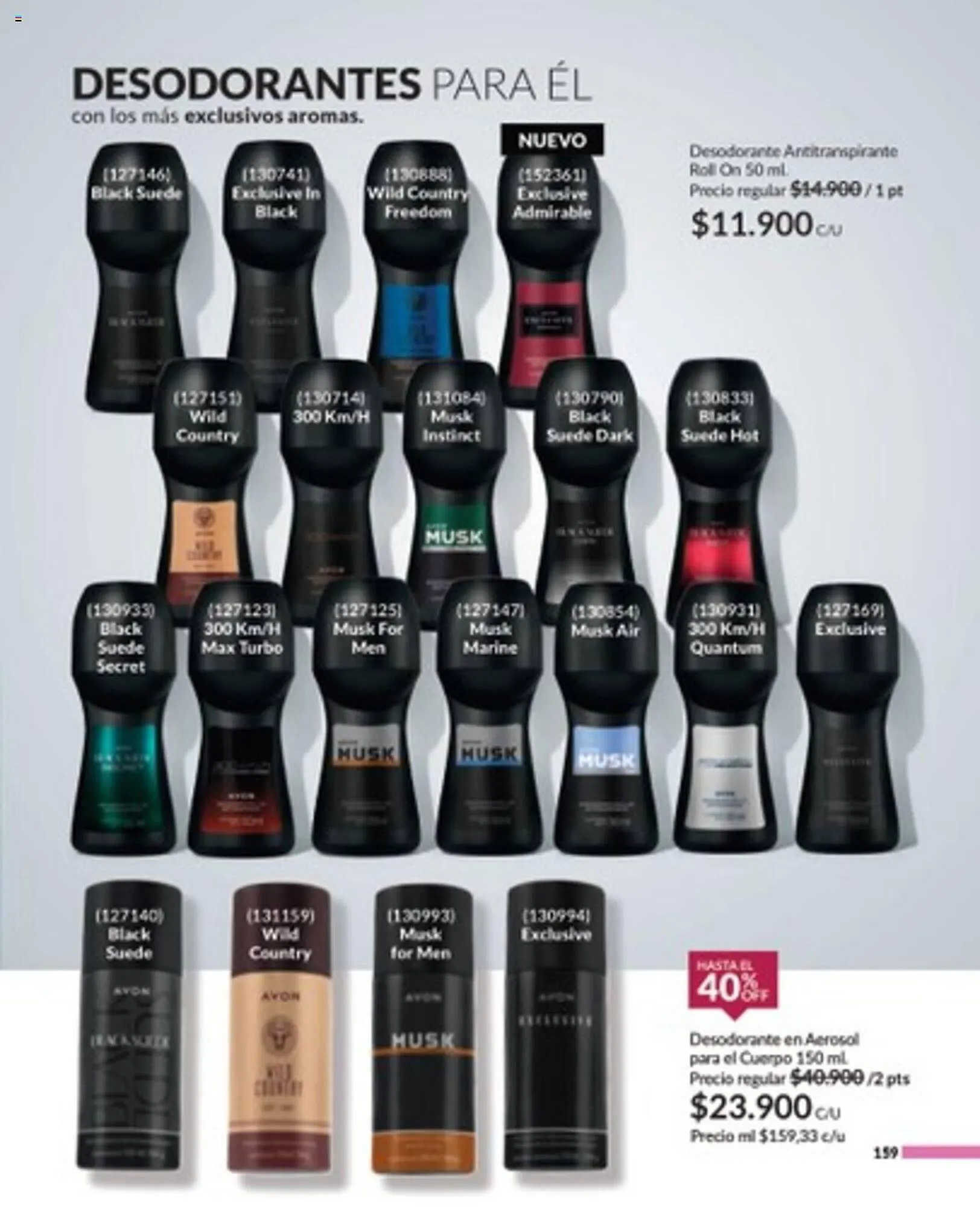 Catalogo de Catálogo Avon 19 de agosto al 19 de septiembre 2024 - Pag 159