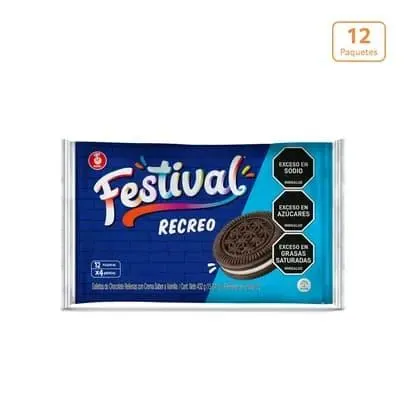 Gta. FESTIVAL Recreo Bs. 12x4 432g