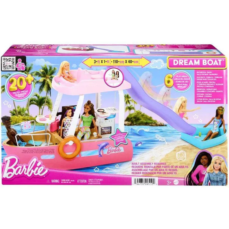 Yate Barbie + Piscina Mattel HJV37